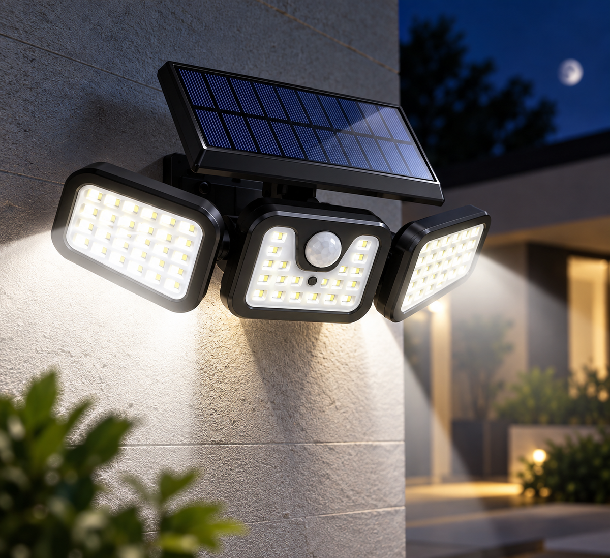 SolarGuard – Luz Solar Exterior con Sensor de Movimiento