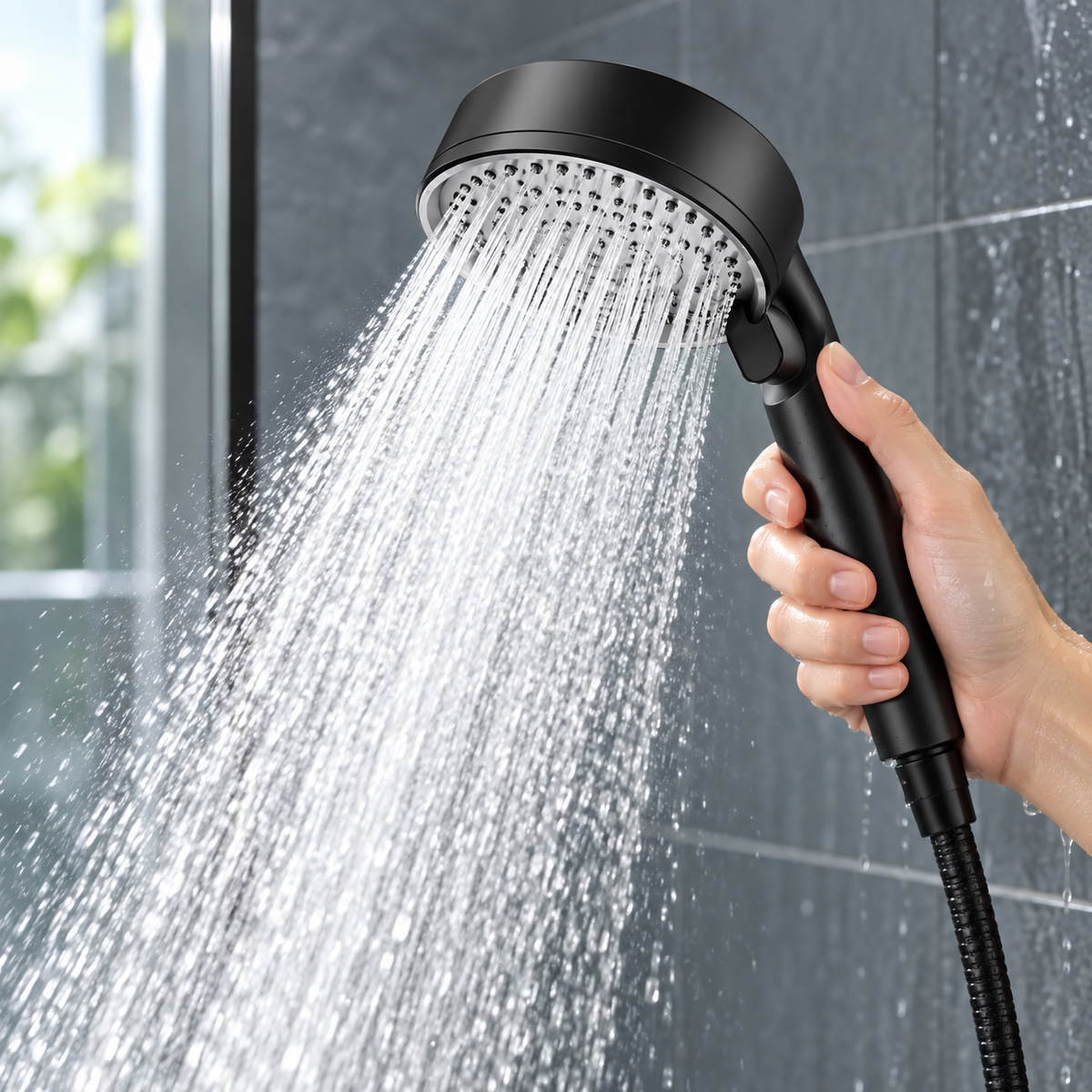 RainBoost – Cabezal de Ducha de Alta Presión