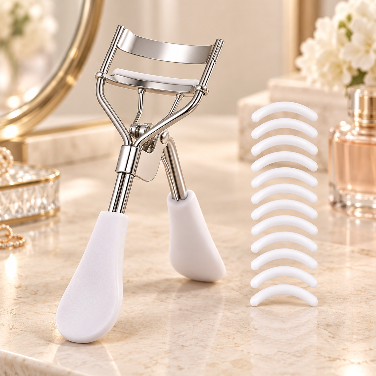 LashCurve – Rizador de Pestañas con Almohadillas de Recambio