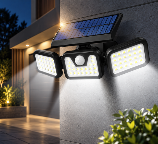 SolarGuard – Luz Solar Exterior con Sensor de Movimiento
