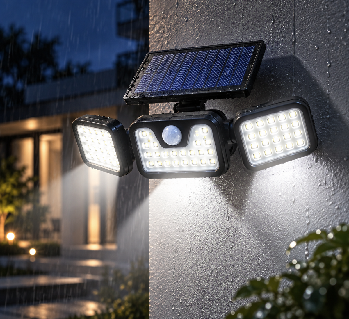 SolarGuard – Luz Solar Exterior con Sensor de Movimiento