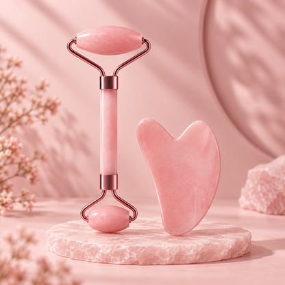 GlowRoll – Rodillo Facial + Gua Sha.