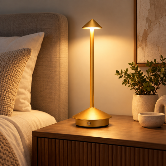 LumiTouch – Lámpara de Mesa LED Inalámbrica