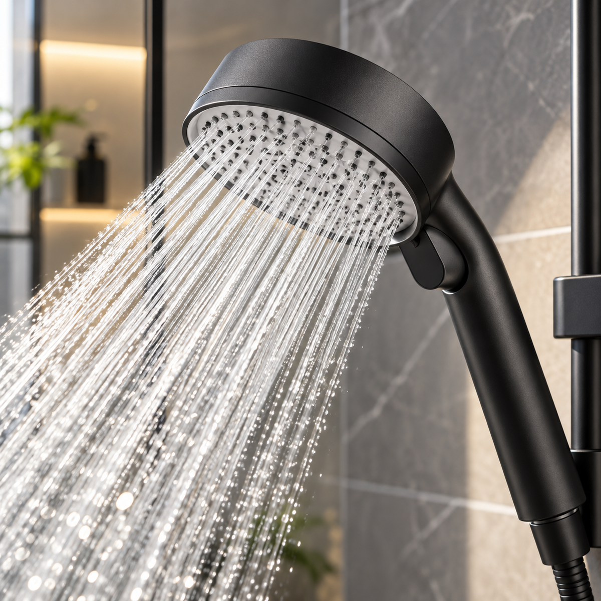 RainBoost – Cabezal de Ducha de Alta Presión