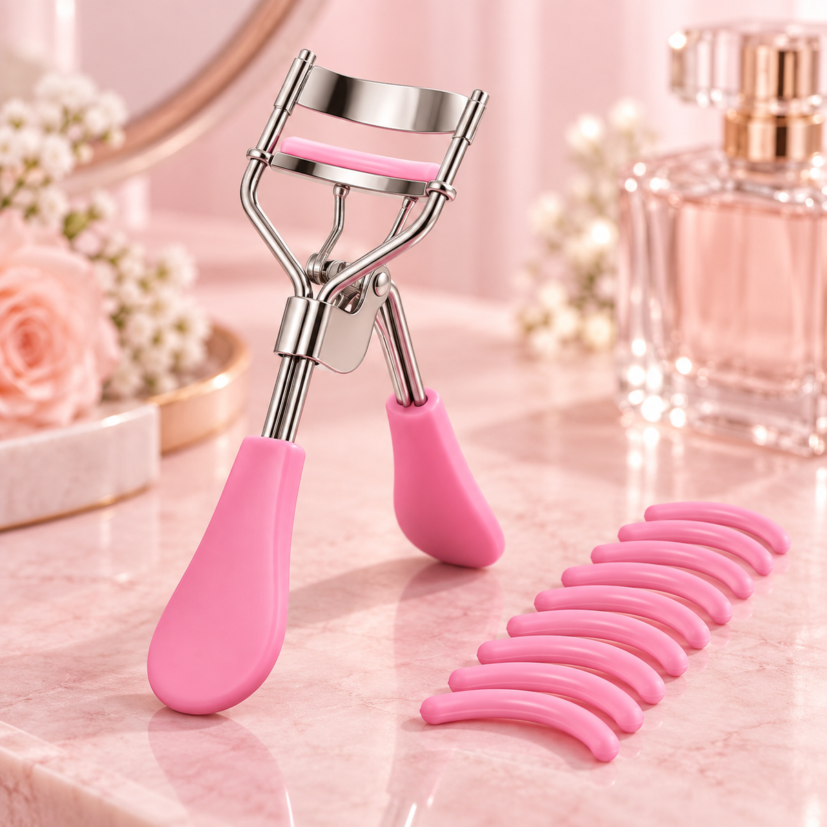 LashCurve – Rizador de Pestañas con Almohadillas de Recambio
