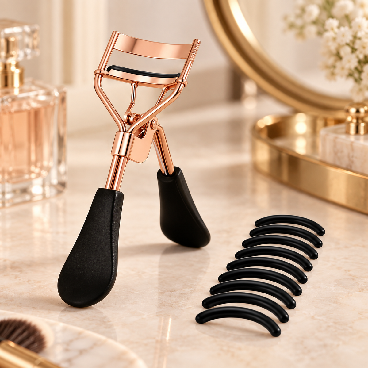 LashCurve – Rizador de Pestañas con Almohadillas de Recambio